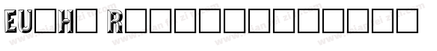 EU-H1 Regular字体转换